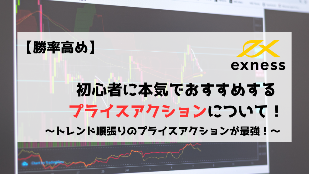 Exness　エクスネス　プライスアクション　FX初心者