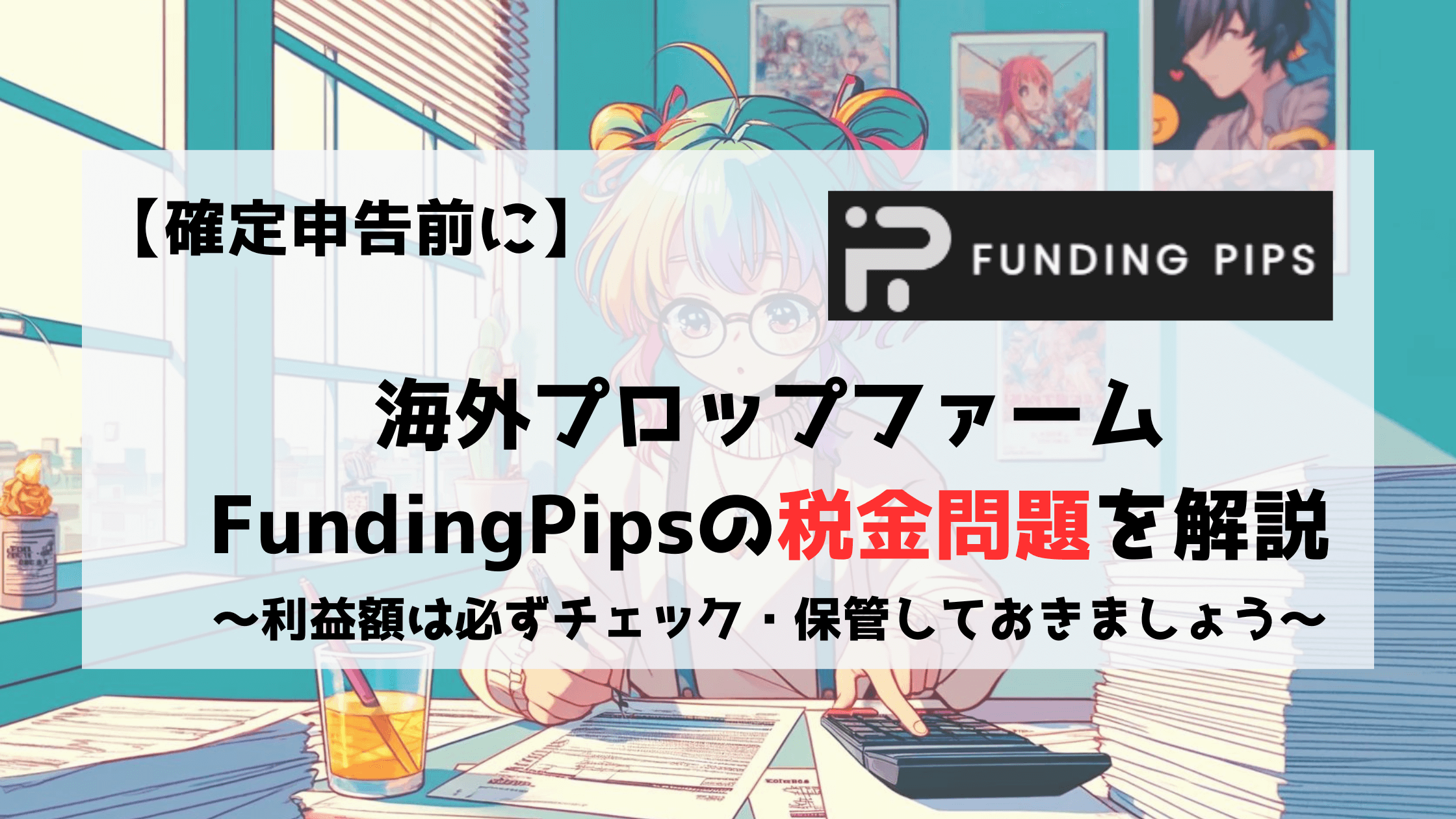 FundingPips 税金　確定申告