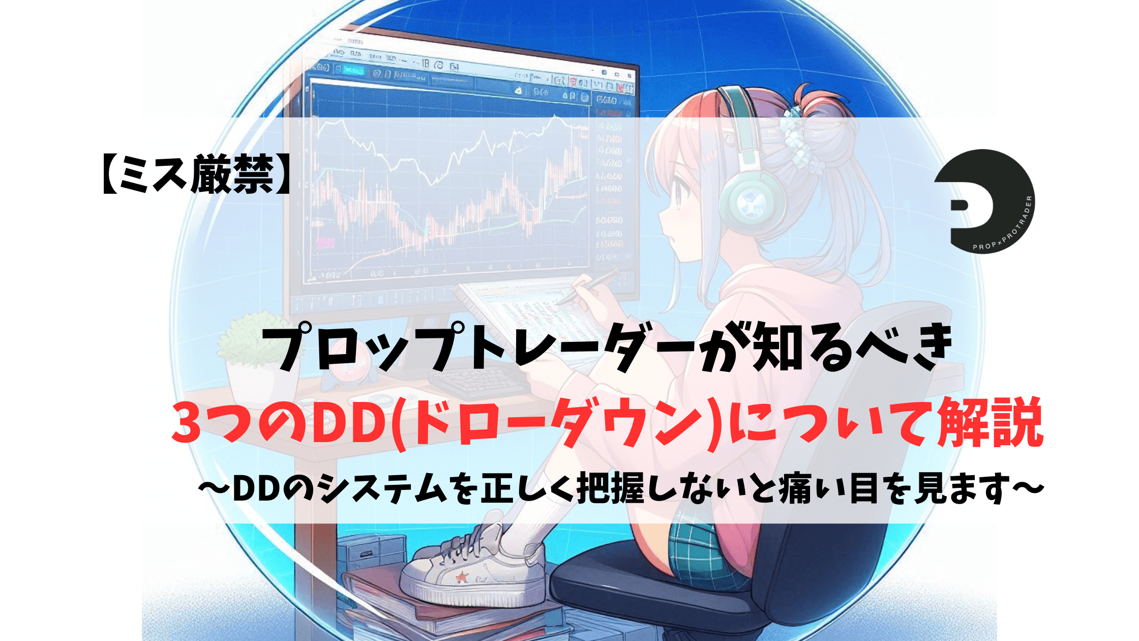 プロップトレーダー　DD ドローダウン intraday EOD static